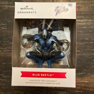 Hallmark DC Blue Beetle Holiday Christmas Tree Ornament New 2023